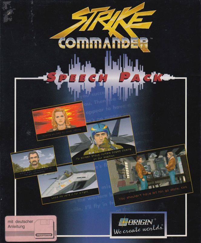 Front Cover for Strike Commander: Speech Pack (DOS)