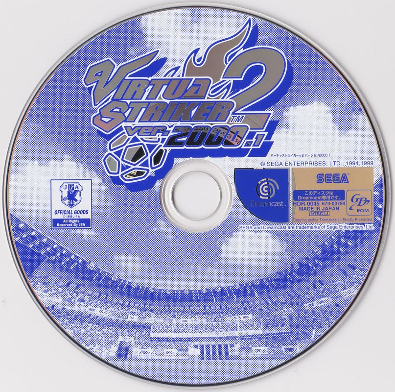 Media for Virtua Striker 2 (Dreamcast)