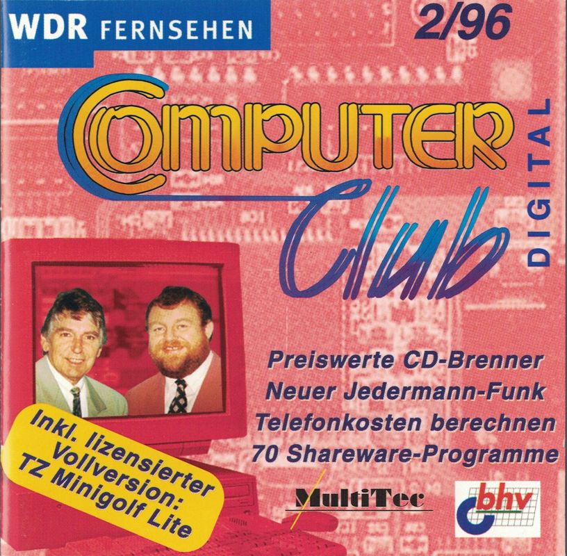 Front Cover for TZ-Minigolf (Windows 3.x) (Computer Club 2/96 covermount)