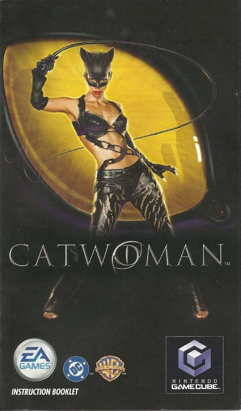 Manual for Catwoman (GameCube): Front