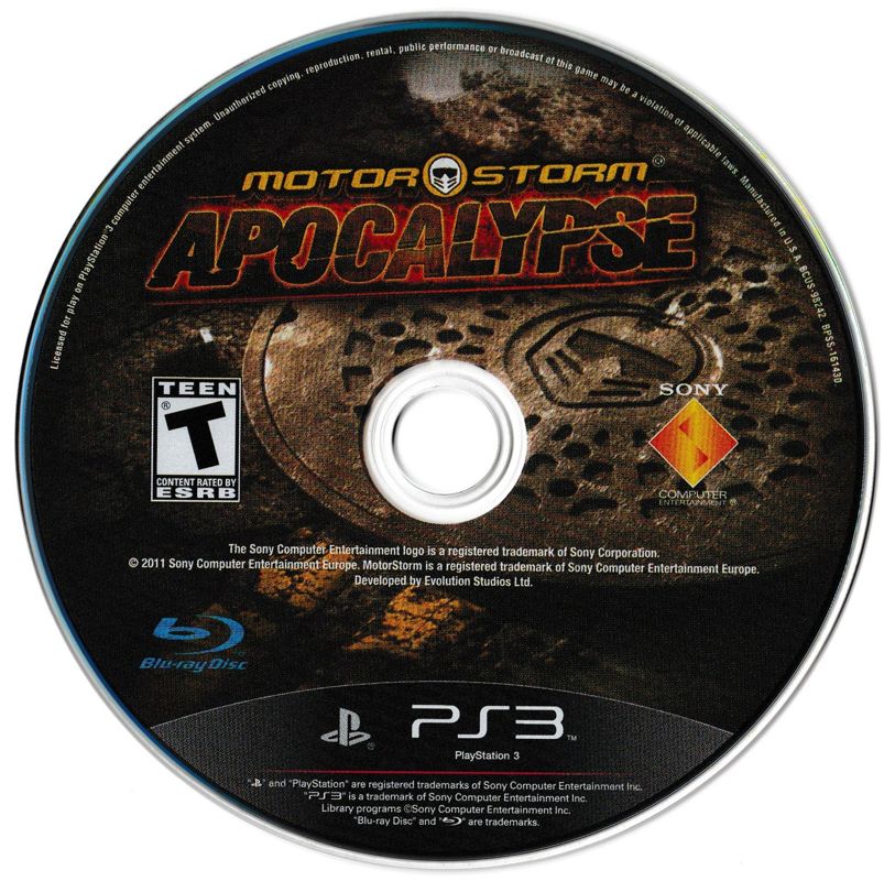 Media for MotorStorm: Apocalypse (PlayStation 3)