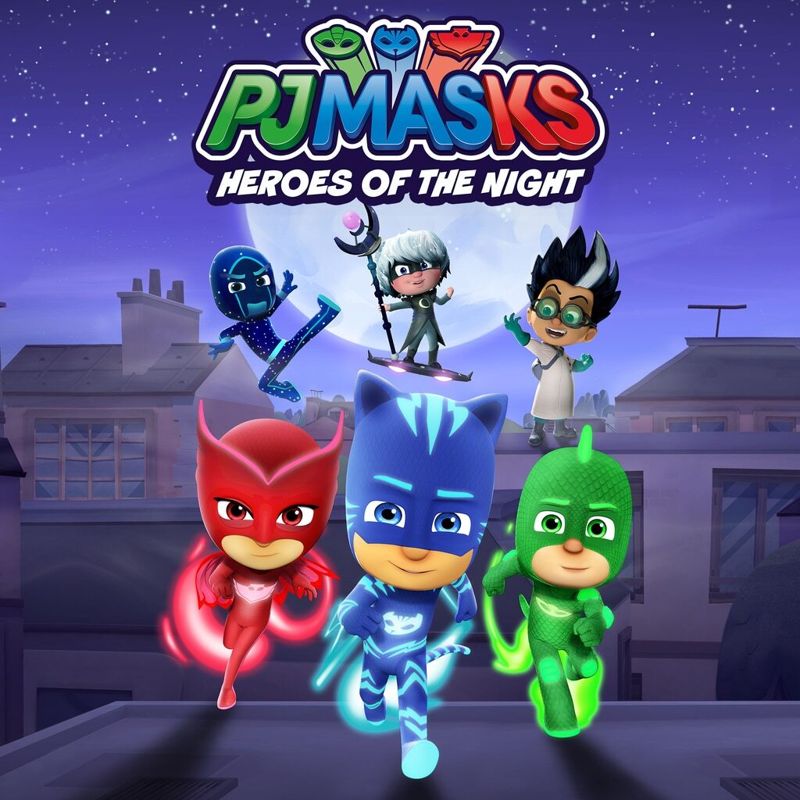 Front Cover for PJ Masks: Heroes of the Night (PlayStation 4) (download release)