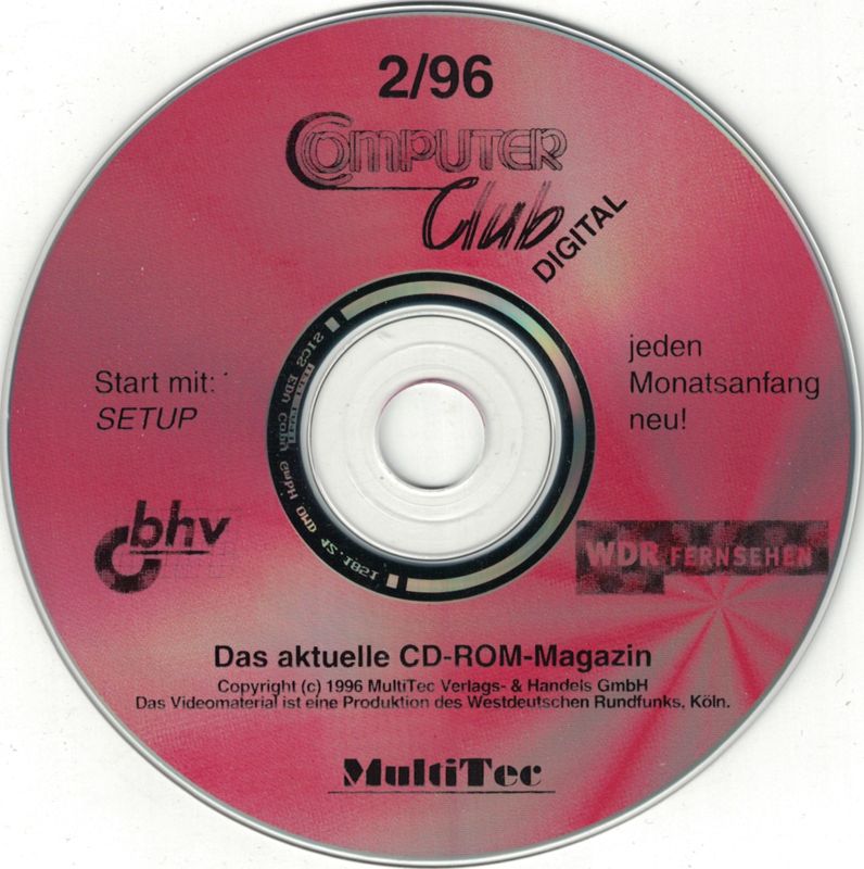Media for TZ-Minigolf (Windows 3.x) (Computer Club 2/96 covermount)