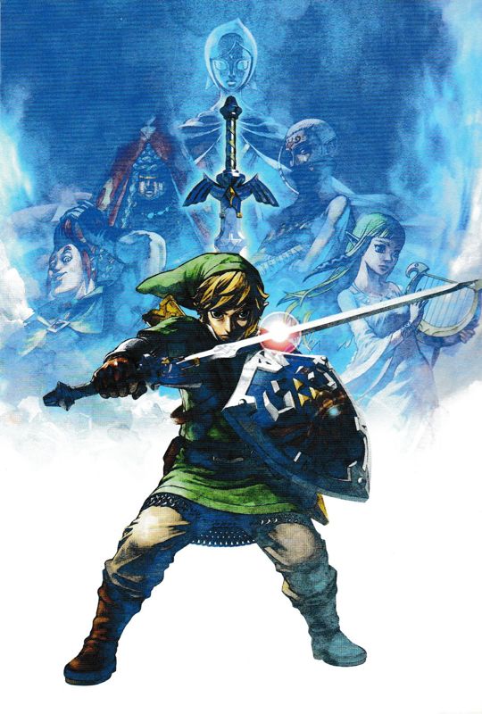 Inside Cover for The Legend of Zelda: Skyward Sword (Nintendo Switch): Left