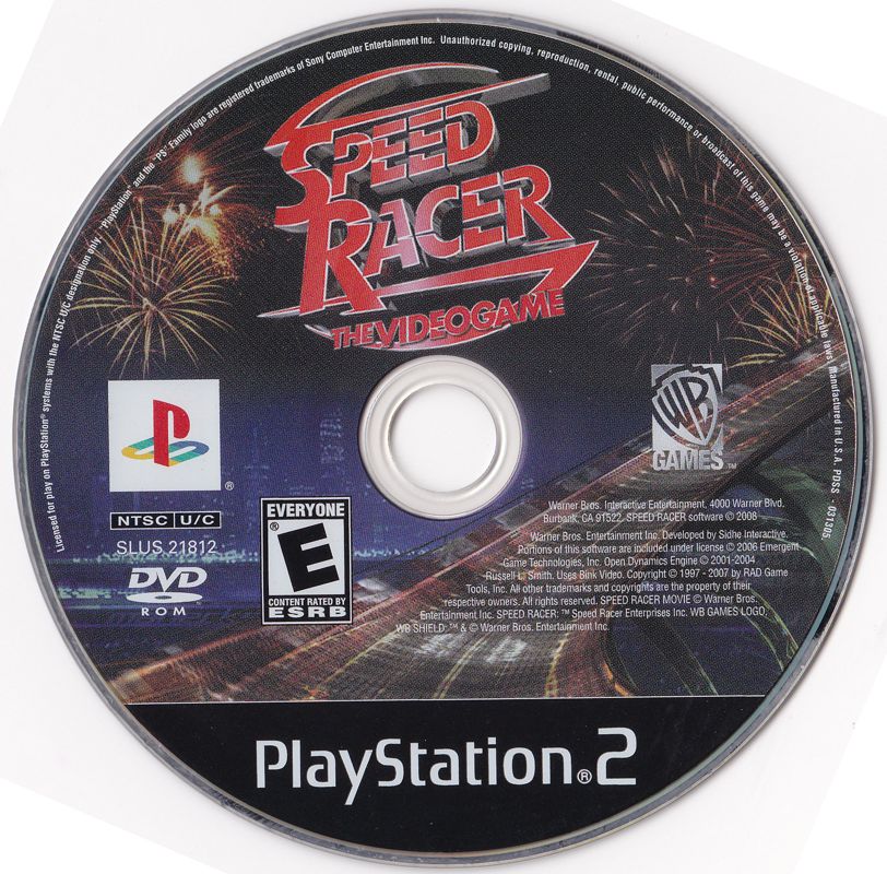 Media for Speed Racer: The Videogame (PlayStation 2)