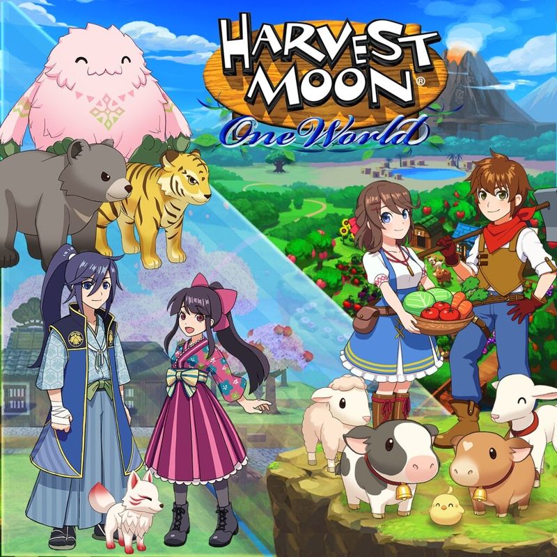 Front Cover for Harvest Moon: One World - Far East Adventure Pack (PlayStation 4) (download release)