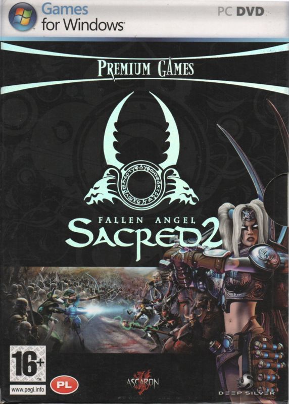 Front Cover for Sacred 2: Fallen Angel (Premium Games) (Windows) (Premium Games release)