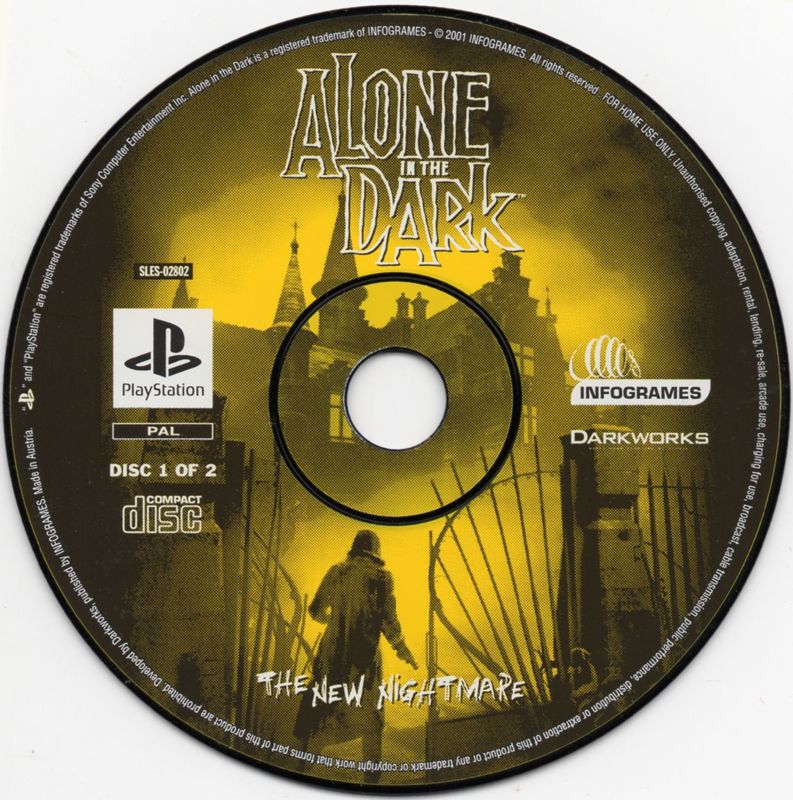 Alone in the Dark: The New Nightmare cover or packaging material ...