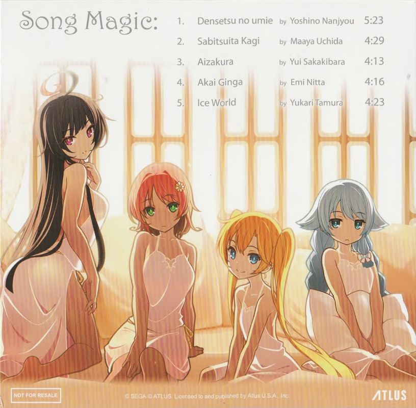 Soundtrack for Stella Glow (Launch Edition) (Nintendo 3DS): Sleeve - Back