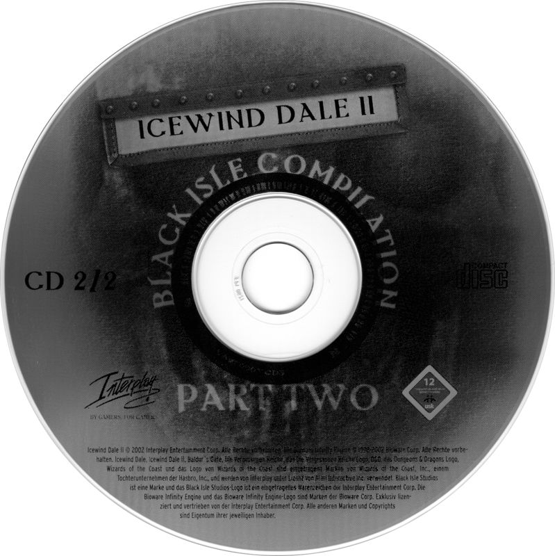 Media for Black Isle Compilation Part Two (Windows): Icewind Dale II - Disc 2