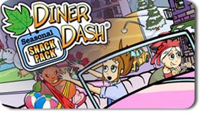 Front Cover for Diner Dash: Seasonal Snack Pack (Windows) (Oberon Media release)