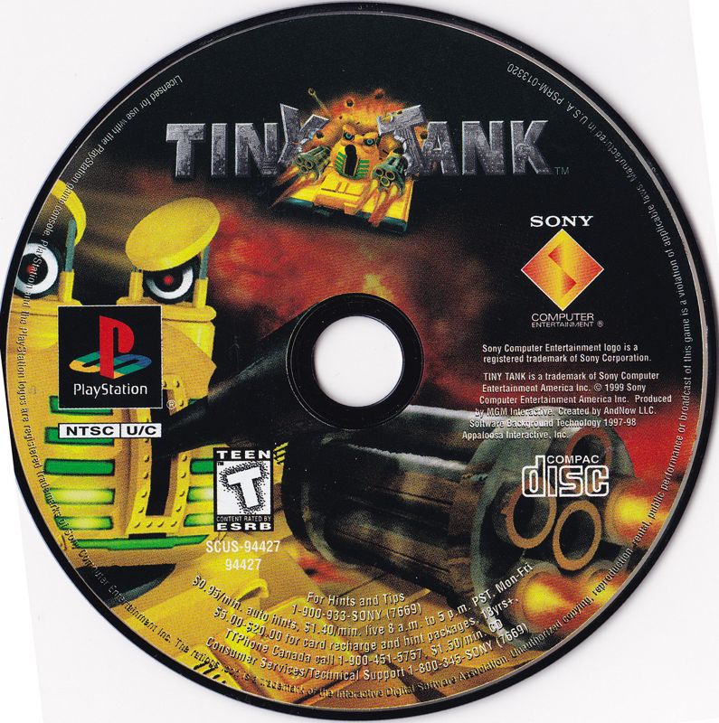 Media for Tiny Tank (PlayStation)