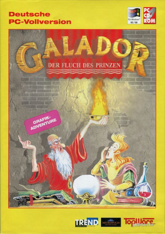 Front Cover for Galador: The Prince and the Coward (Windows) (Trend Verlag 2001 Budget Re-release)