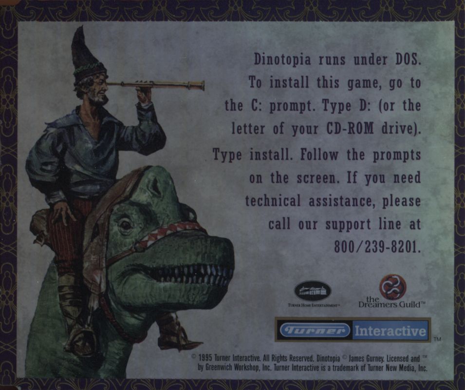 Other for Dinotopia (DOS): Digipack - Inside Left