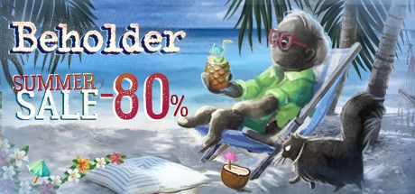 Front Cover for Beholder (Linux and Macintosh and Windows) (Steam release): Summer Sale -80%