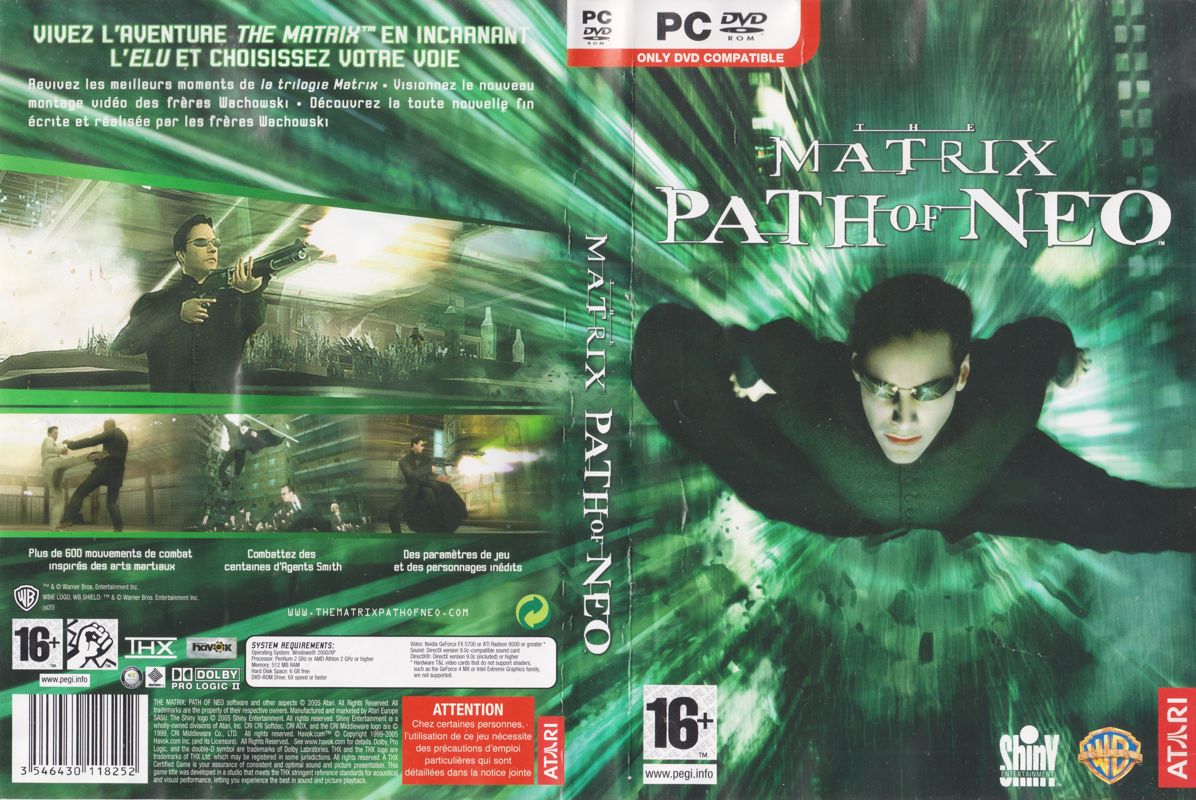 The Matrix: Path of Neo cover or packaging material - MobyGames