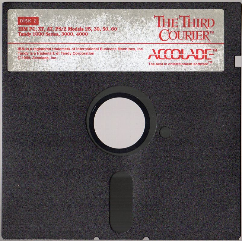 Media for The Third Courier (DOS) (5.25" release (version 1.0)): Disk 2