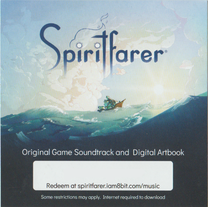 Soundtrack for Spiritfarer (Nintendo Switch): digital Soundtrack + Artbook insert (front)