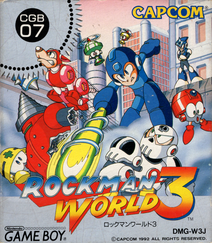 Front Cover for Mega Man III (Game Boy)