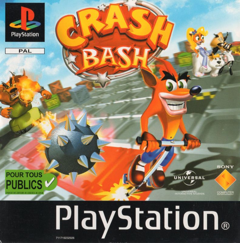 Crash Bash cover or packaging material - MobyGames