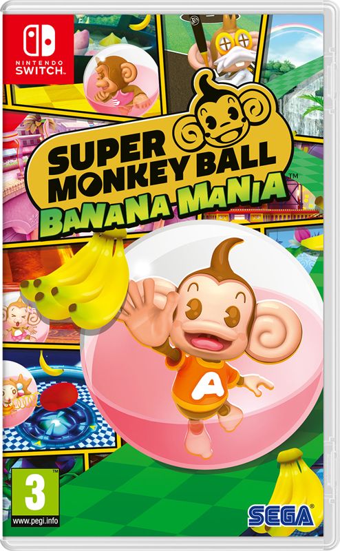Front Cover for Super Monkey Ball: Banana Mania (Nintendo Switch) (download release)