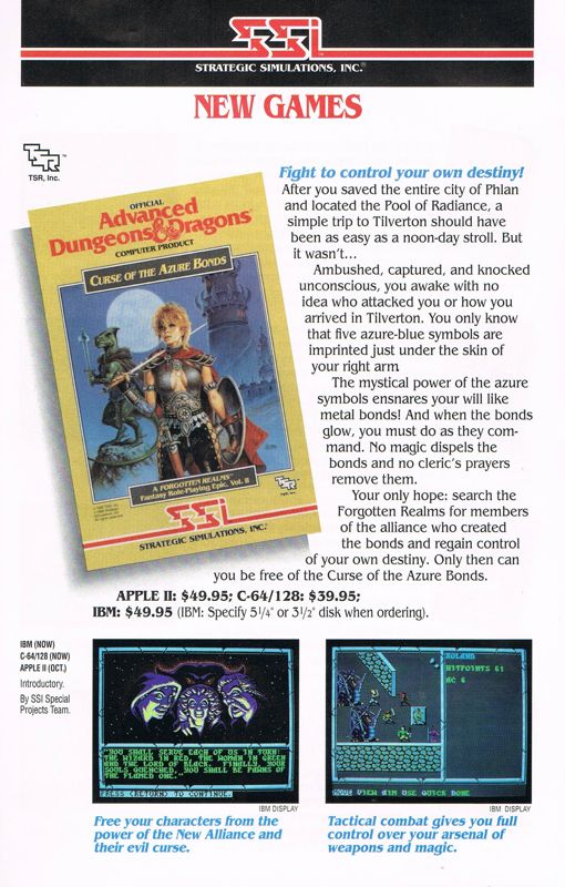 Advertisement for Red Lightning (DOS): Front