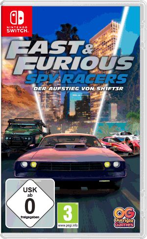 Front Cover for Fast & Furious: Spy Racers - Rise of SH1FT3R (Nintendo Switch) (download release)