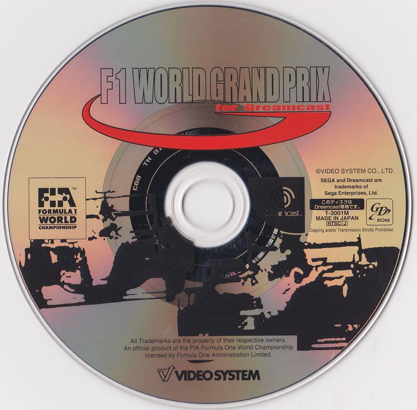 Media for F1 World Grand Prix (Dreamcast)