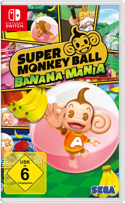 Front Cover for Super Monkey Ball: Banana Mania (Nintendo Switch) (download release)