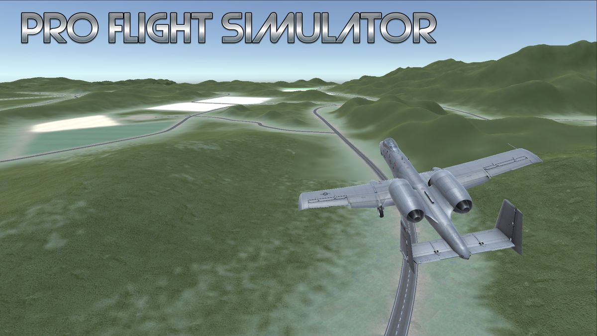Front Cover for Pro Flight Simulator (Nintendo Switch) (download release)