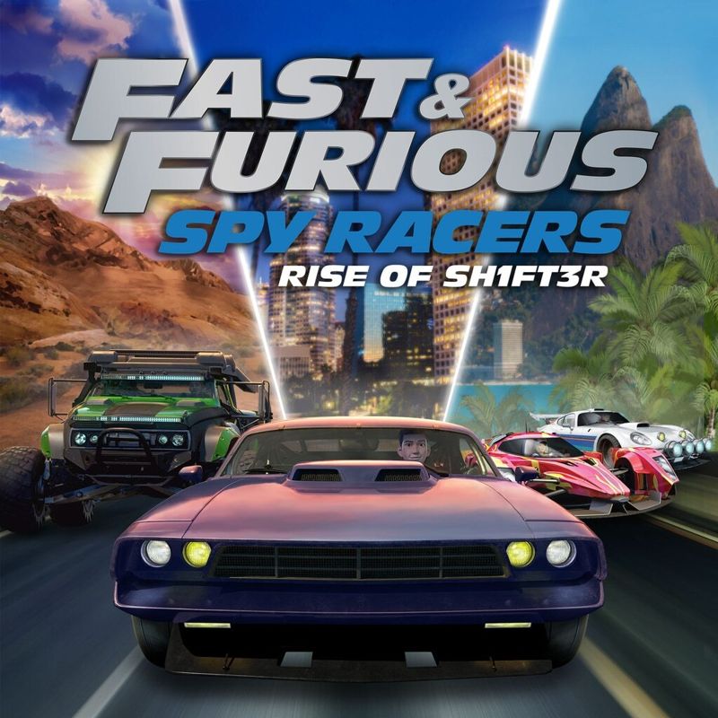 Front Cover for Fast & Furious: Spy Racers - Rise of SH1FT3R (PlayStation 4) (download release)