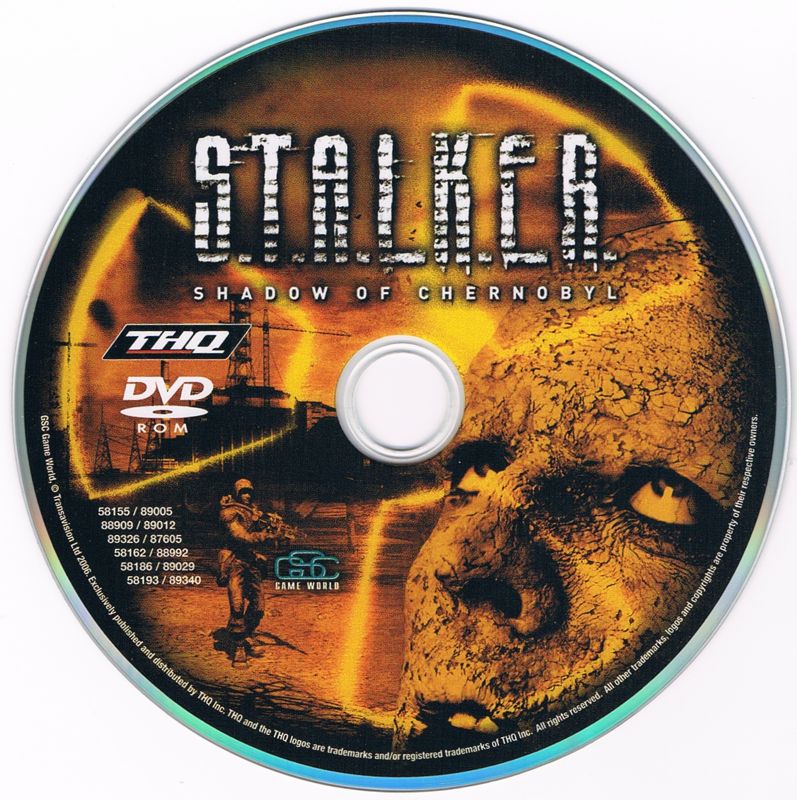Media for S.T.A.L.K.E.R.: Shadow of Chernobyl (Limited Edition) (Windows) (Metal hinged case enclosed in a printed transparent sleeve): Game Disc
