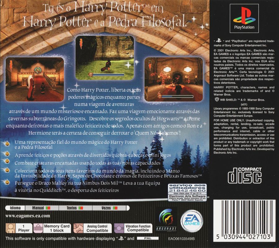 Harry Potter and the Sorcerer's Stone (2001) - MobyGames