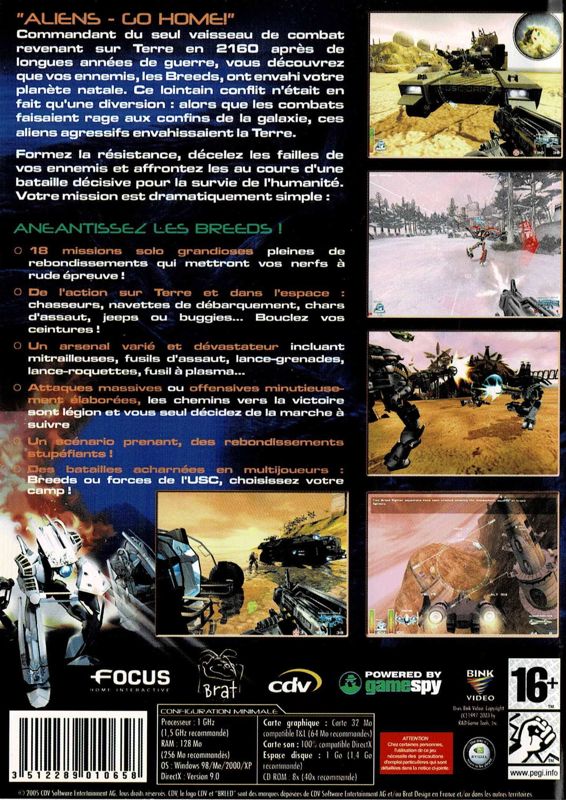 Back Cover for Breed (Windows) (Collection Action release)