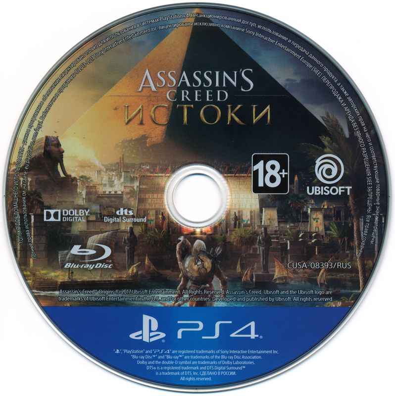 Media for Assassin's Creed: Origins (PlayStation 4) (Alternate release)