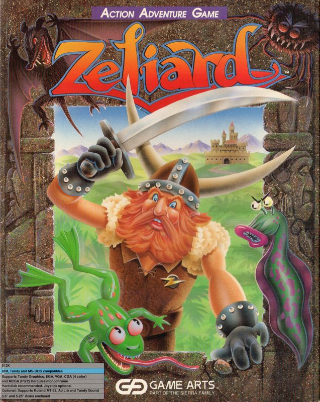 Front Cover for Zeliard (DOS)