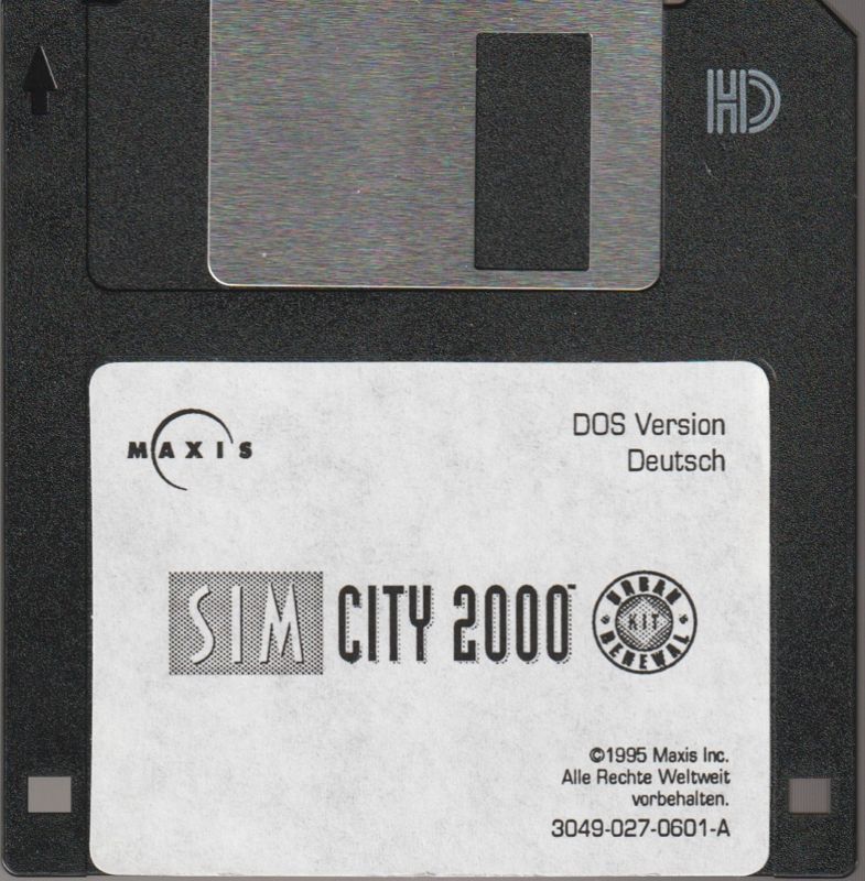 Media for SimCity 2000: Urban Renewal Kit (DOS) (3.5" German Release)