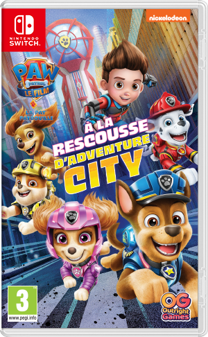 Front Cover for PAW Patrol: The Movie - Adventure City Calls (Nintendo Switch) (download release)