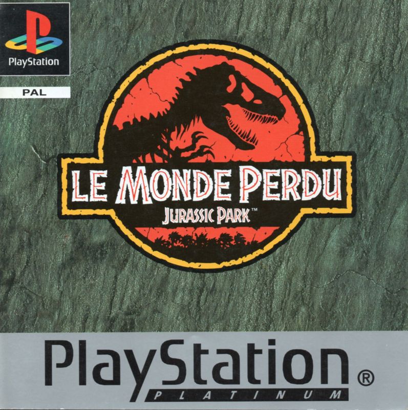 Manual for The Lost World: Jurassic Park (PlayStation) (Platinum release): Front