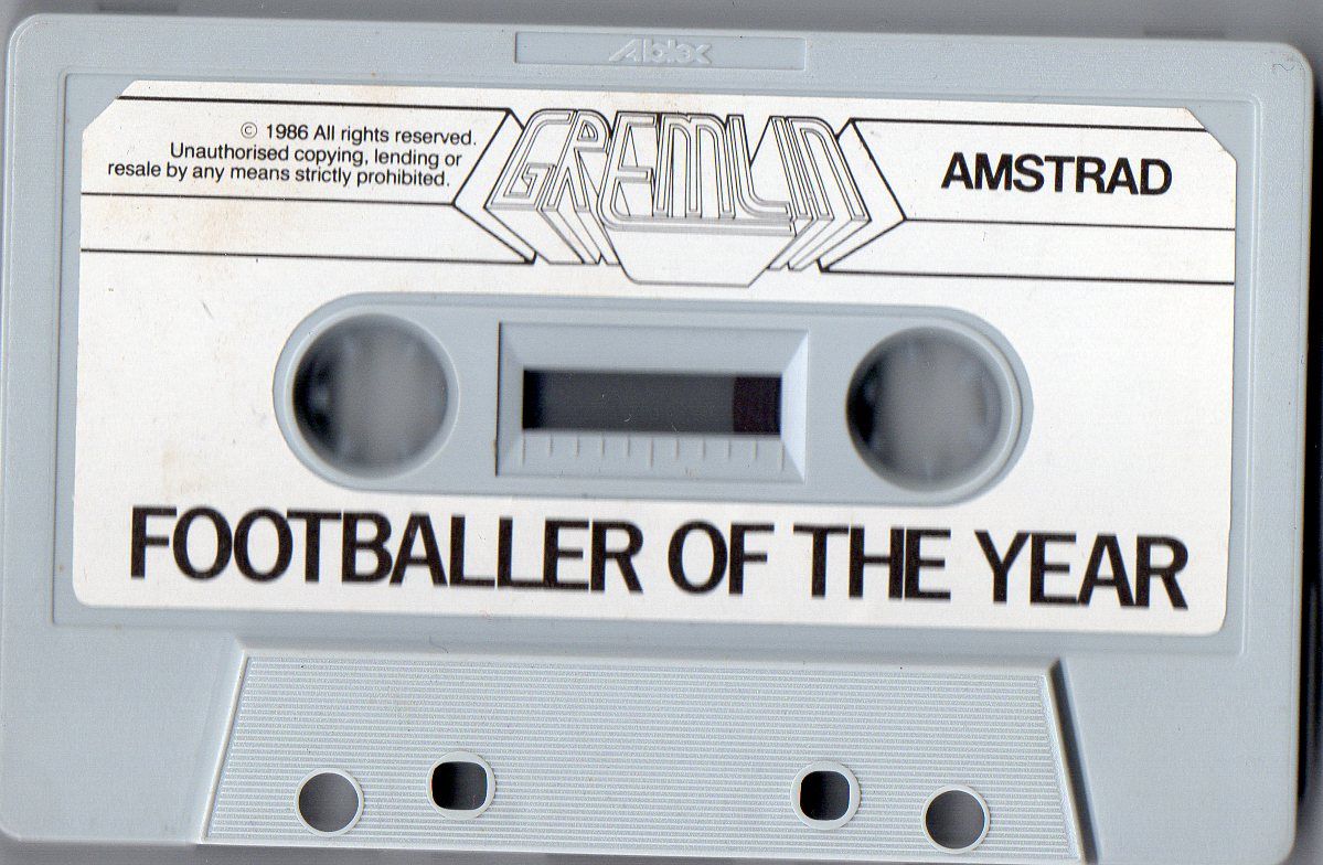 Media for Footballer of the Year (Amstrad CPC)