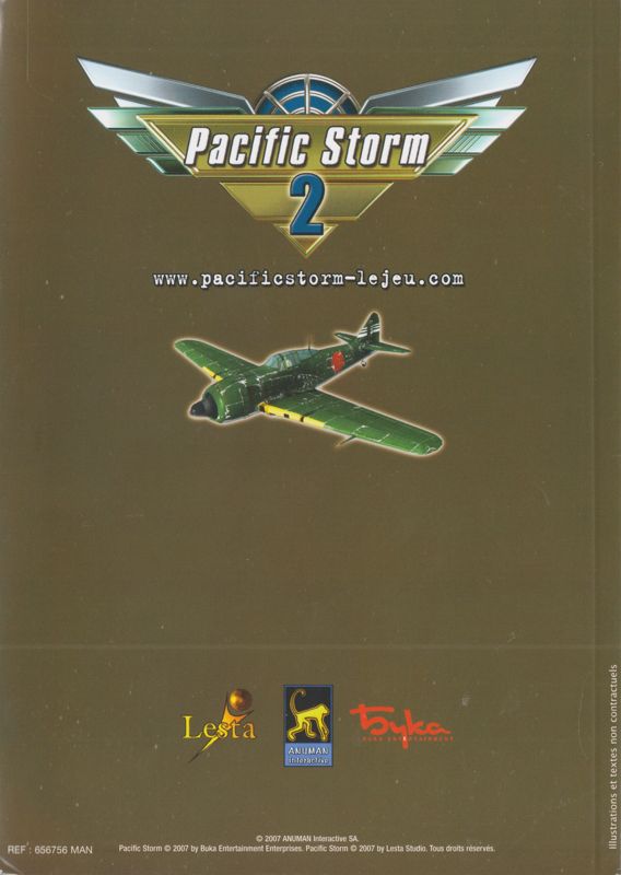 Manual for Pacific Storm: Allies (Windows): Back (208-page)