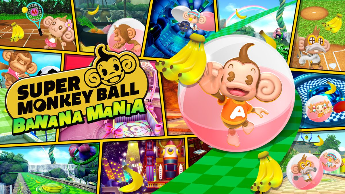 Front Cover for Super Monkey Ball: Banana Mania (Nintendo Switch) (download release)