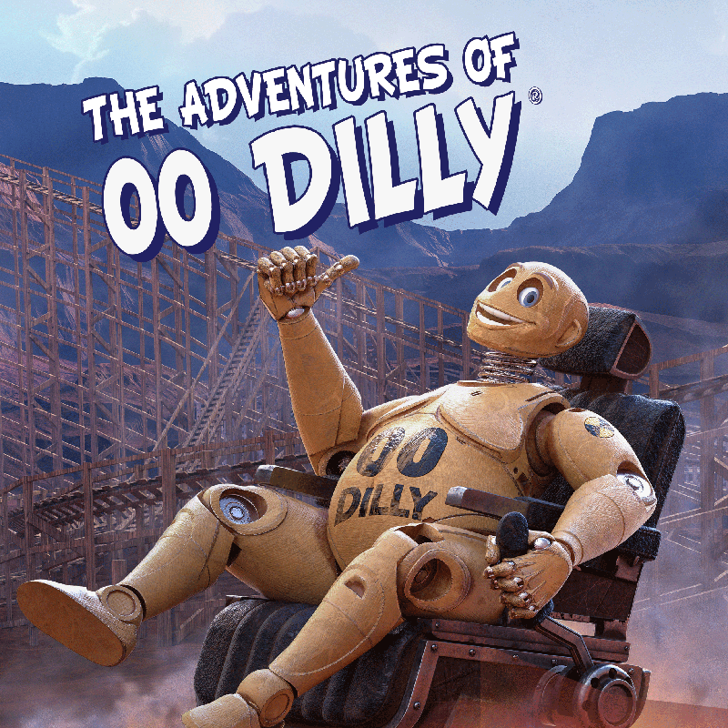 Front Cover for The Adventures of 00 Dilly (PlayStation 4) (download release)