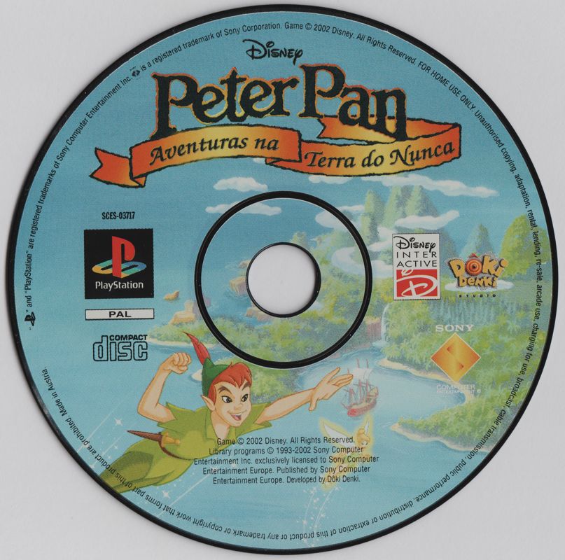Media for Peter Pan in Disney's Return to Never Land (PlayStation)