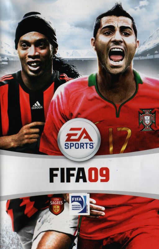 Manual for FIFA Soccer 09 (PlayStation 3): Front