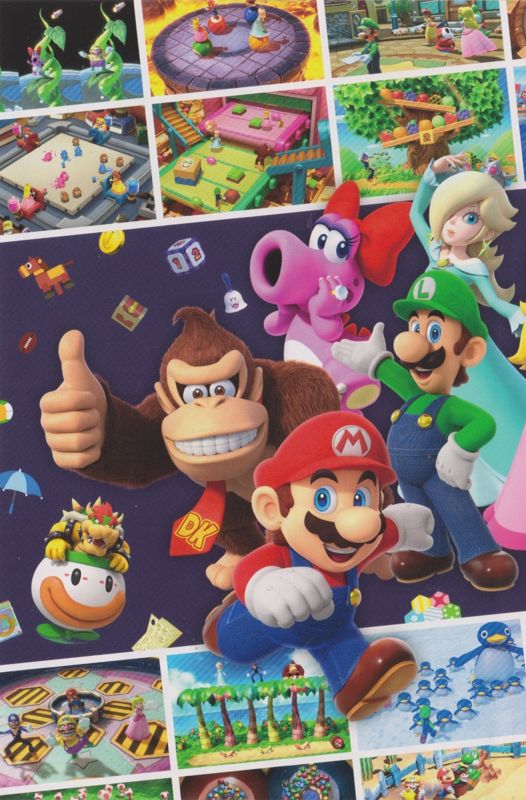 Inside Cover for Mario Party Superstars (Nintendo Switch): Left