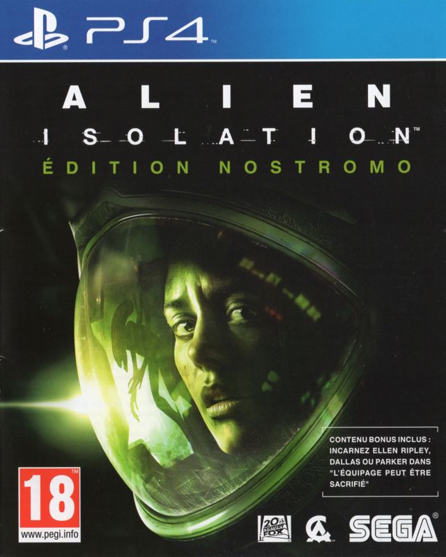 Front Cover for Alien: Isolation - Nostromo Edition (PlayStation 4)