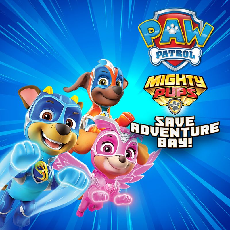 Paw Patrol Mighty Pups Save Adventure Bay Cover Or Packaging Material Mobygames