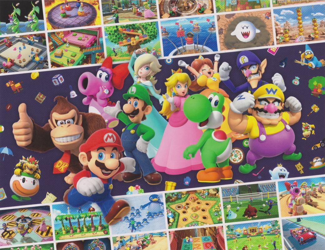 Inside Cover for Mario Party Superstars (Nintendo Switch): Complete