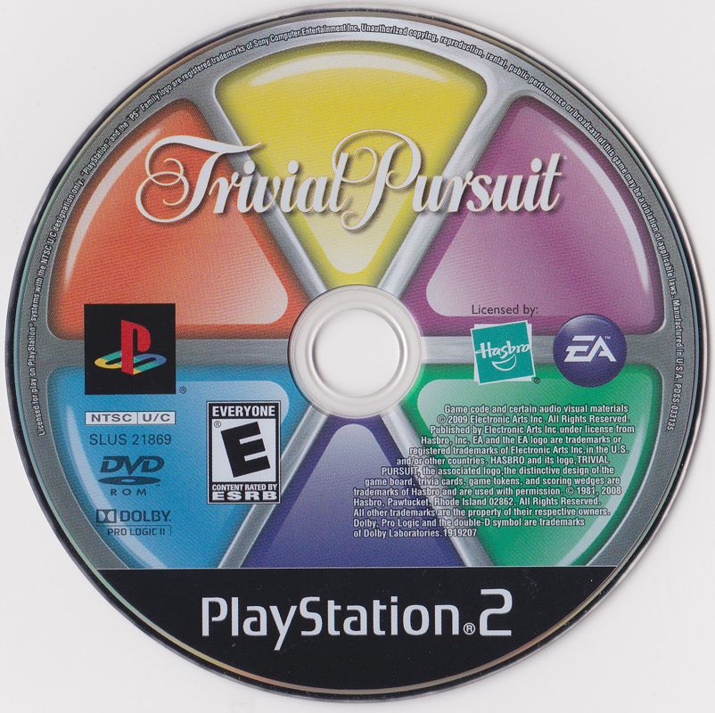 Media for Trivial Pursuit (PlayStation 2)